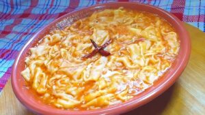 Traditional Algerian dish Said w Qassoul from Blida