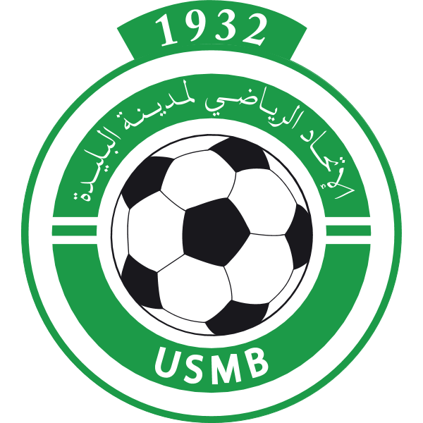Official logo of USMB Union Sportive Médinat Blida, symbol of football passion and pride.