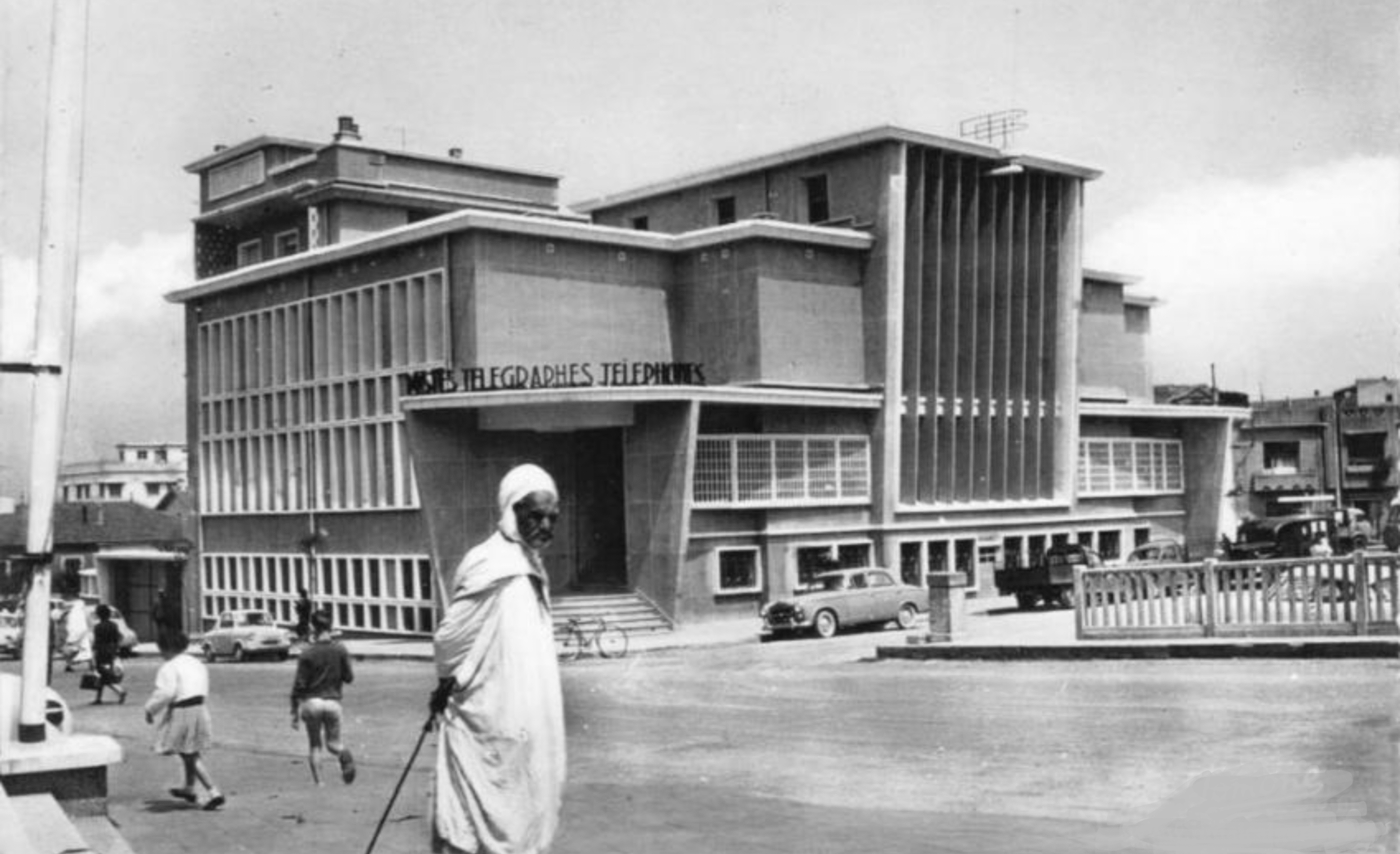 Postcard of Post Center In Blida