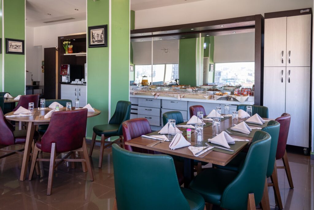 the restaurant of clean hotel