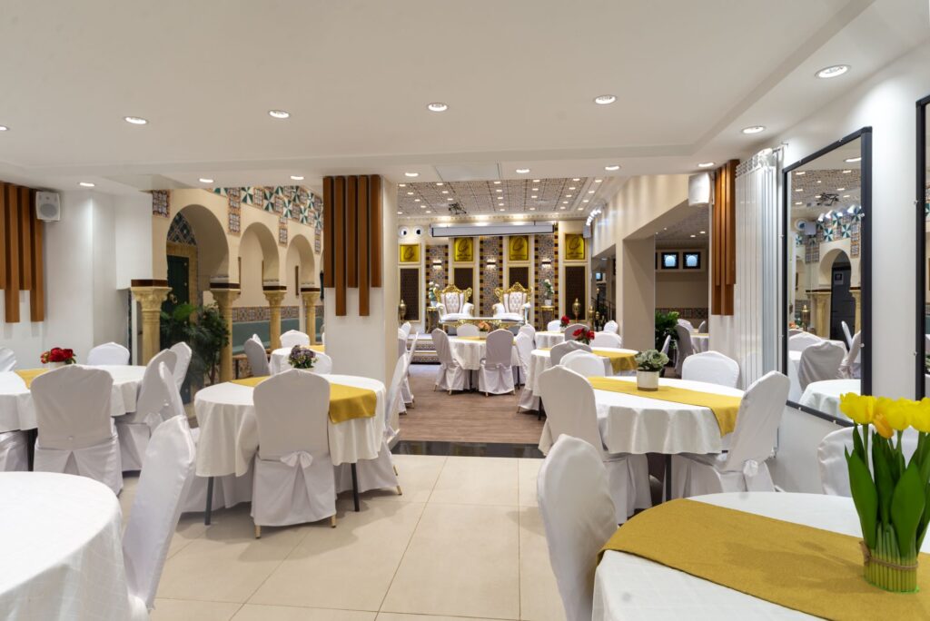 Banquet Hall in the clean hotel